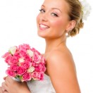 Bride with bouquet Bride with bouquet